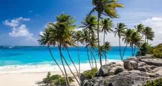 Bottom Bay is one of the most beautiful beaches on the Caribbean island of Barbados