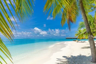 Maldives island beach