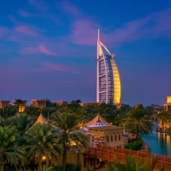 madinat jumeirah dubai areal view