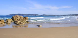 Beach in Plettenberg Bay, Garden Route, South Africa