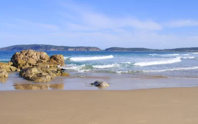 Beach in Plettenberg Bay, Garden Route, South Africa