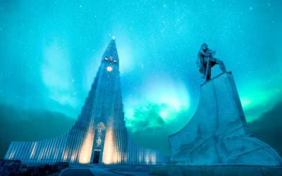 hallgrimskirkja is one of the highest and most famous lutheran church in Reykjavik,Iceland. It is design by Icelandic architecture.